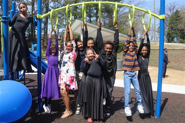Scott Students on the Playground